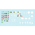 Star Decals Syrian Soviet T-54 and Soviet T-55 Tanks in 1973 Yum Kippur War matrica