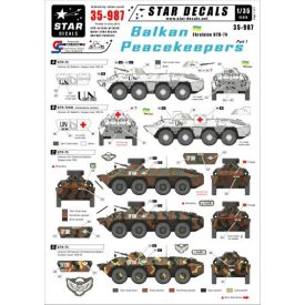 Star Decals Balkan Peacekeepers #1 matrica