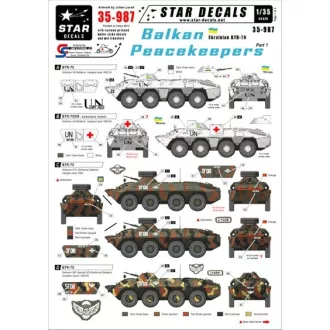 Star Decals Balkan Peacekeepers #1 matrica