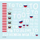 Star Decals Slovenija #1. TO, 1991 Ten-Day-War matrica