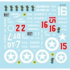 Star Decals U.S. 70th Tank Battalion on Utah Beach matrica