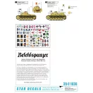 Star Decals Befehlspanzer. KL Bef.Pz.I, Pz.Kpfw.II and Beob.Pz.II matrica
