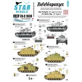   Star Decals Pz.Bef.Wagen III Ausf H / J / K / L and Pz.Beob Wg.III Ausf.G matrica