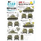 Star Decals U.S. in North Africa # 1 matrica