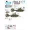 Star Decals U.S. Special Shermans. Aunt Jemima and other mine exploder tanks matrica