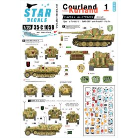 Star Decals Courland / Kurland # 1 matrica