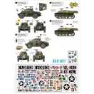 Star Decals Firefly, Stuart, Halftrack, Willys Jeep, Staghound matrica