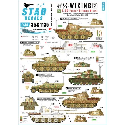 Star Decals SS-Wiking # 2 matrica