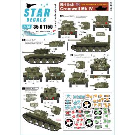   Star Decals British Cromwell Mk IV. From Normandie to Germany matrica