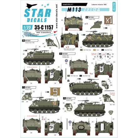 Star Decals M113 Zelda matrica