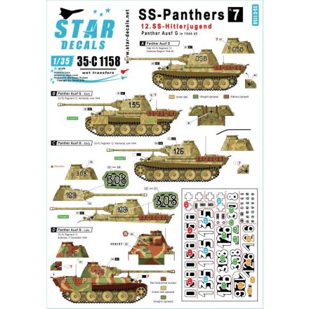 Star Decals SS-Panthers # 7 matrica