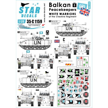 Star Decals Balkan Peacekeepers # 8 matrica