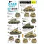Star Decals British Sherman tanks in North Africa matrica