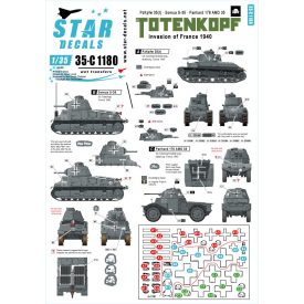 Star Decals SS-Totenkopf. Invasion of France 1940 matrica
