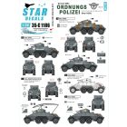 Star Decals Ordnungs Polizei # 1. Ordnungs Polizei # 1. Anti Partisan and Security service matrica