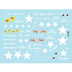 Star Decals Korean War - US Artillery # 1. Korean War 1950-53 matrica