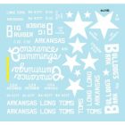 Star Decals Korean War - US Artillery # 2. Arkansas Long Toms matrica