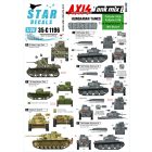 Star Decals Axis Tank mix # 6. Hungarian Tanks mix matrica