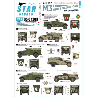 Star Decals Allied M3A1 White Scout Car matrica