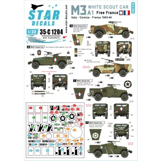 Star Decals French M3A1 White Scout Car matrica