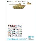 Star Decals German tanks in Italy # 11. Panther A & G matrica