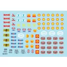 Star Decals Oil Drum markings Commercial 55 gallon / 200 litres oil drums matrica