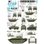 Star Decals Indochine # 3. The Foreign Legion - M29C Crabe, Greyhound, M5A1 Stuart, LVT-4, LVT(A)-4 matrica