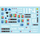 Star Decals Indochine # 3. The Foreign Legion - M29C Crabe, Greyhound, M5A1 Stuart, LVT-4, LVT(A)-4 matrica