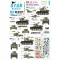 Star Decals M3 and M3A1 Stuart. US Army matrica