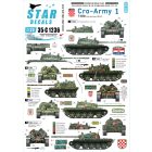 Star Decals CRO-ARMY # 1 matrica