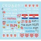 Star Decals CRO-ARMY # 1 matrica