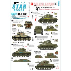 Star Decals Polish Tanks in Italy 1943-45 # 2. matrica