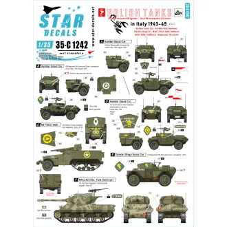 Star Decals Polish Tanks in Italy 1943-45 # 3. matrica