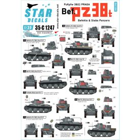 Star Decals Pz.Kpfw 38(t) Praga matrica