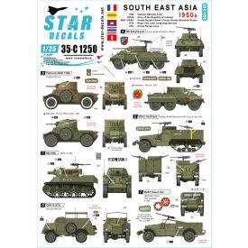 Star Decals South East Asia 1950s. matrica