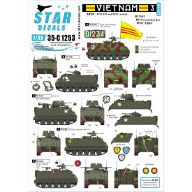 Star Decals Vietnam 3 matrica