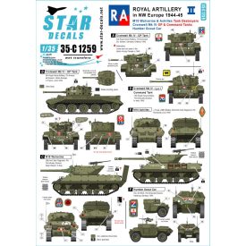 Star Decals Royal Artillery # 2 matrica