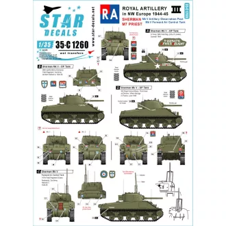 Star Decals Royal Artillery # 3 matrica