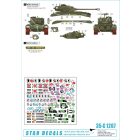 Star Decals USMC M26 and M26A1 Pershing Korean War service matrica