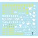 Star Decals USMC M26 and M26A1 Pershing Korean War service matrica