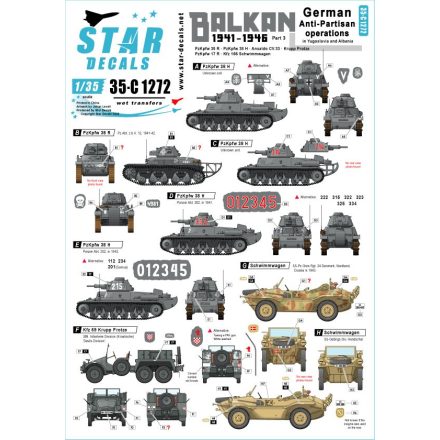 Star Decals Balkan WW2 # 3 matrica