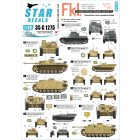 Star Decals German Funklenk tanks # 4 matrica