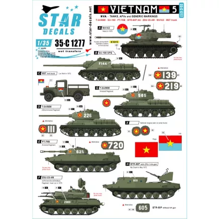 Star Decals Vietnam # 5 matrica