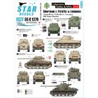 Star Decals Middle East in the 1950s matrica