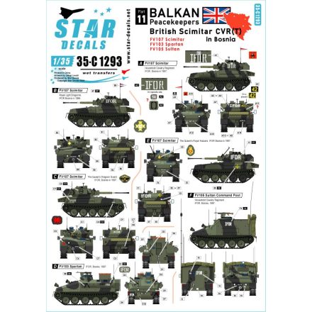 Star Decals Balkan Peacekeepers # 11 matrica