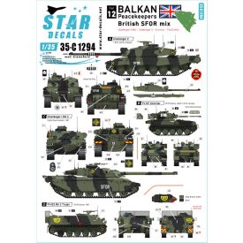 Star Decals Balkan Peacekeepers # 12 matrica