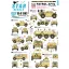 Star Decals Desert Storm 3. British Patrol AFVs in the Gulf 1990-91. Ferret, Fuchs NBC and Land Rover matrica