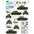 Star Decals KV-1E Heavy Tank matrica