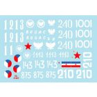 Star Decals T-34-85 Medium Tank. Polish, Jugoslav and Czech Red Army tanks matrica
