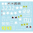 Star Decals US Armored Mix 3. 6th Armored Division in Europe. M4 Sherman, M5A1 Stuart and M3A1 Halftrack matrica